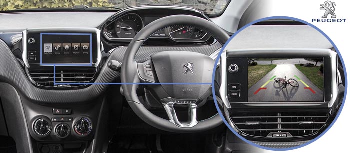 2008 reversing camera screen
